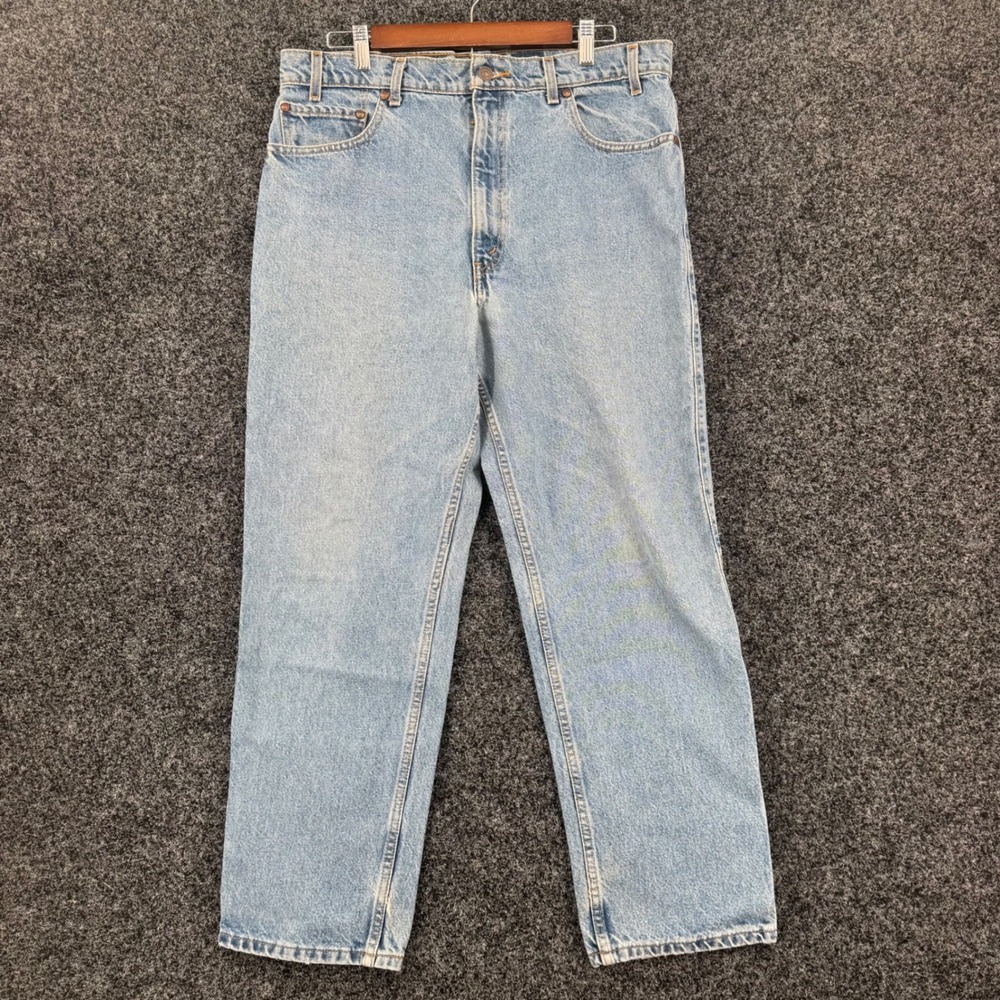 Levi Strauss Signature 540 Relaxed Fit Light Wash Jeans Mens 36x29 540-0391